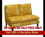 Skyline Furniture Mavericks Love Seat Loveseat Upholstered in Queen Anne's Lace Butterscotch Fabric FOR SALE