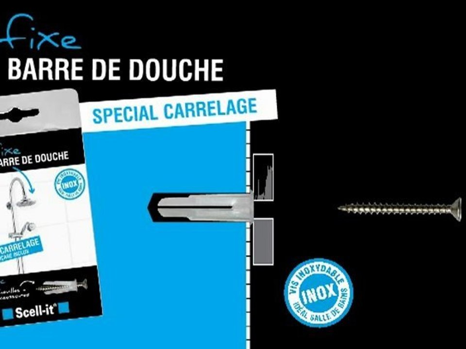 Comment fixer ma barre de douche ?