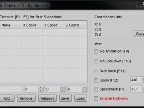 Dragon Nest Trainer v75, Cool Down, Wall hack, Gold hack, Wall hack ™ FREE Download , October 2012 Update