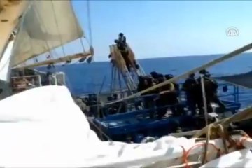 AA müdahaleden önceki görüntülere ulaştı