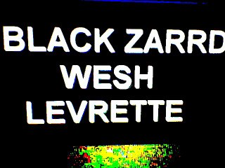 BLACK ZARRD - WESH LEVRETTE