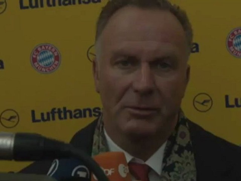 Karl-Heinz Rummenigge: ''Wir haben etwas Druck''