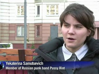 Freed Pussy Riot member fights for jailed bandmates
