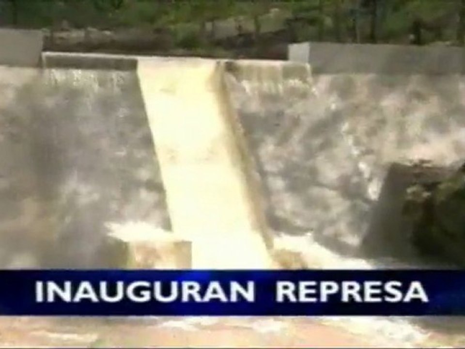 Inauguración de Represa de Manzaragua, Güinope. Noticiero Hoy Mismo, Canal 3. 18 de octubre del 2012.