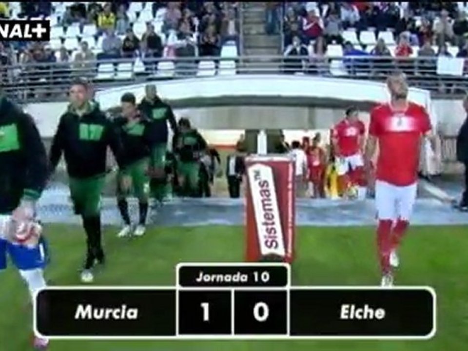 Liga Adelante  Murcia 1  Elche  0