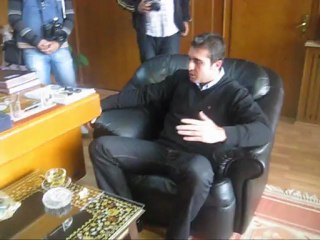 Kurtuluş Caddesi Esnafı'ndan Özcan'a ziyaret