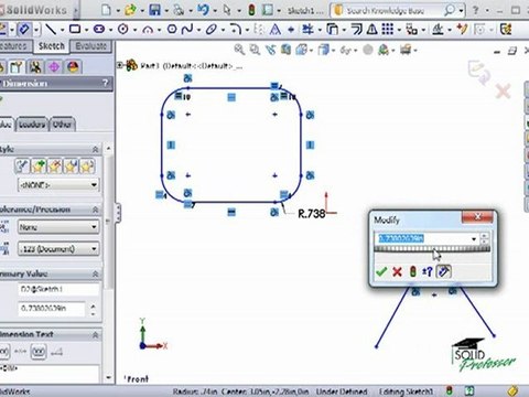 10.Sketch Fillets Solidprofessor