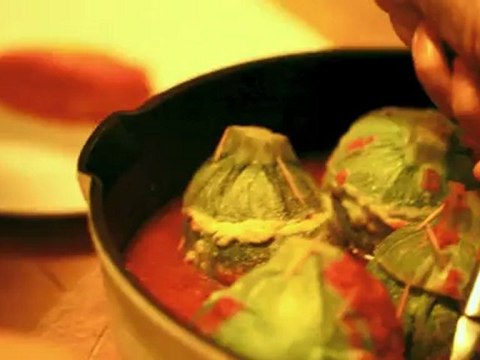 Zucchine ripiene di pesce