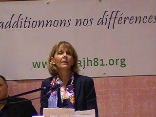 40 ans de l'APAJH du Tarn - Discours de Josiane Chevalier