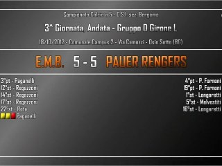 3^ giornata, andata - 2012/2013 - E.M.B. vs Pauer Rengers