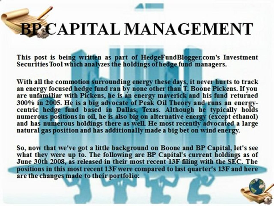 BP Capital Management, bp holdings sweden