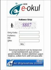 E Okul Boş Kontenjan