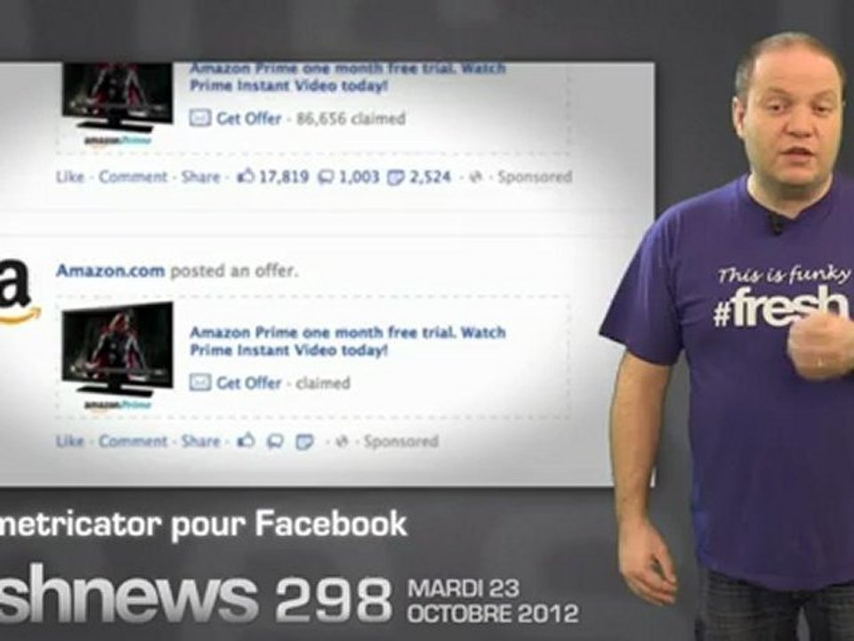 freshnews #298 Google Chromebook épuisé. Skype pour Windows 8. Demetricator pour Facebook (23/10/12)