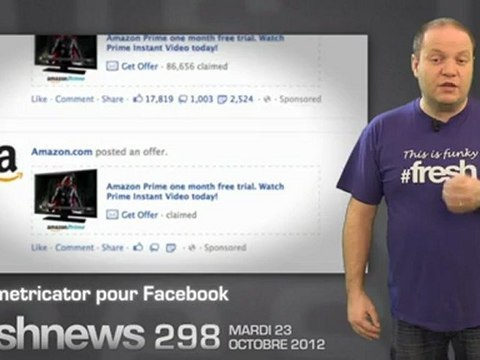 freshnews #298 Google Chromebook épuisé. Skype pour Windows 8. Demetricator pour Facebook (23/10/12)