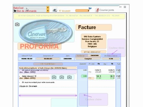 Documents - Optimizze: Ventilation TVA - Apparence en détail - ERP - v16