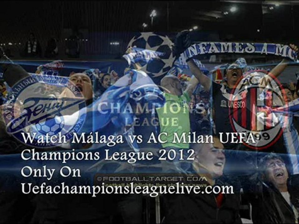 The Live Football- Malaga vs AC Milan 24 Oct 18:45 GMT