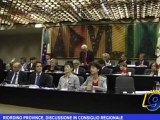 Riordino Province, discussione in Consiglio Regionale