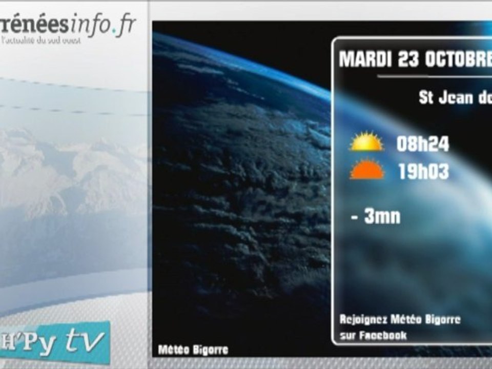 H'Py La Tv Météo des Hautes-Pyrénées (23 octobre 2012)