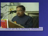 N N Murthy speaks on Mother & Mother Earth at Hyderabad