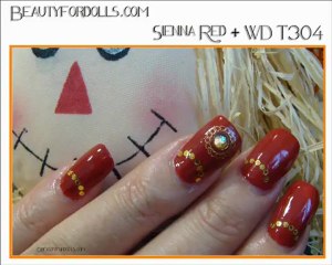 Tutoriel Nail Art Oriental avec Water decal T304 par Beautyfordolls