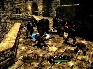 of Orcs and Men - Le combat sur muraille nord du pilier