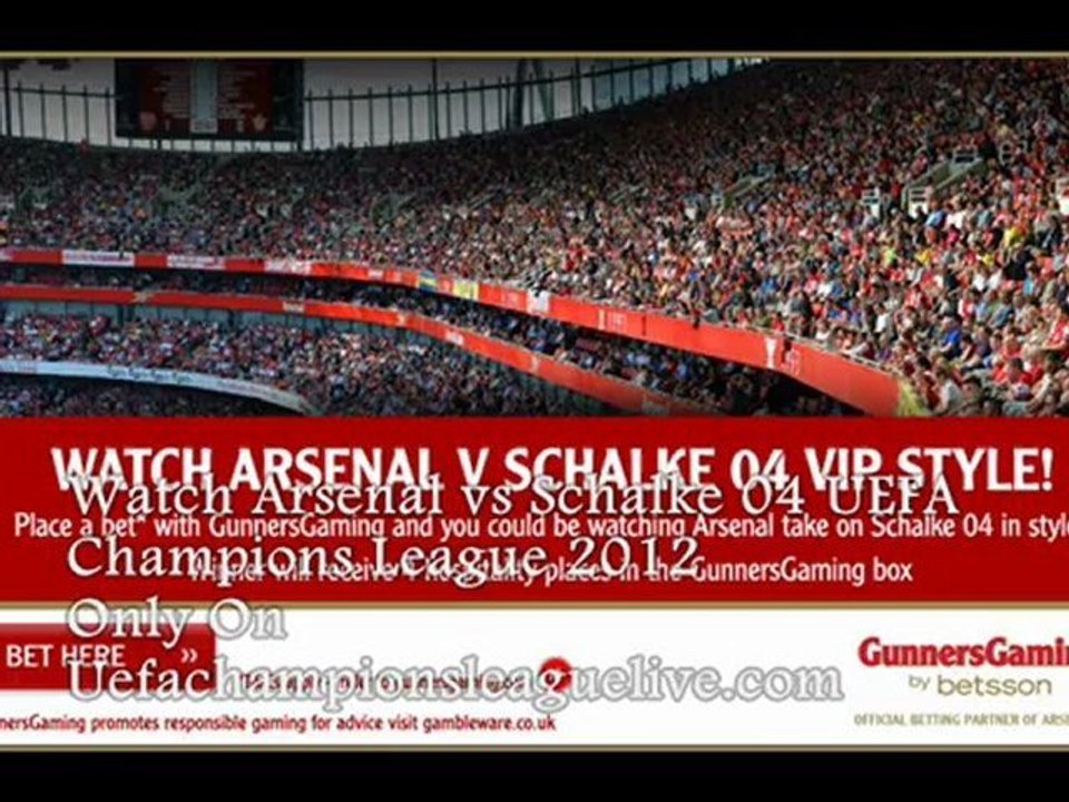 Wed 24 Oct Football- UEFA Arsenal vs Schalke Live Streaming
