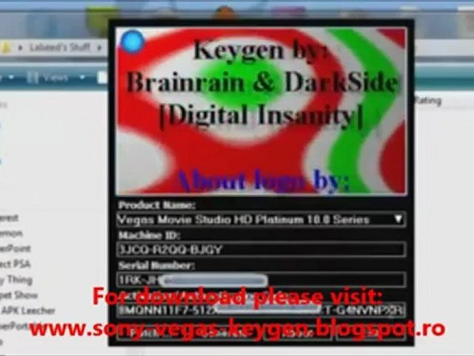 Sony Vegas Pro 11 Keygen (Serials) FREE DOWNLOAD MEDIAFIRE