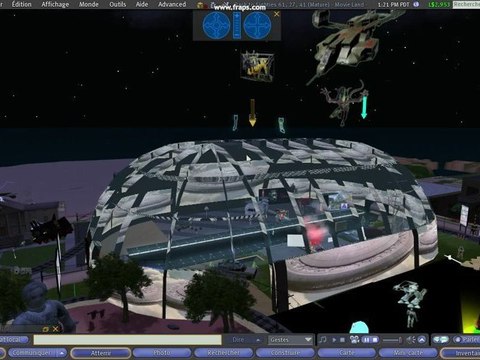 sim back to eighties second life le movie land 2/2