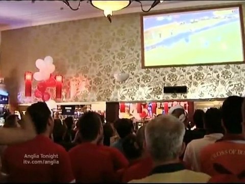 Anglia News Sport Soccer Football FIFA South Africa World Cup 2010 England V Germany