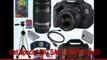BEST PRICE Canon EOS Rebel T3i 18 MP CMOS Digital SLR Camera with EF-S 18-55mm f/3.5-5.6 IS II Zoom Lens & EF-S 55-250mm f/4.0-5.6 IS Telephoto Zoom Lens + 16GB Accessory Bundle!