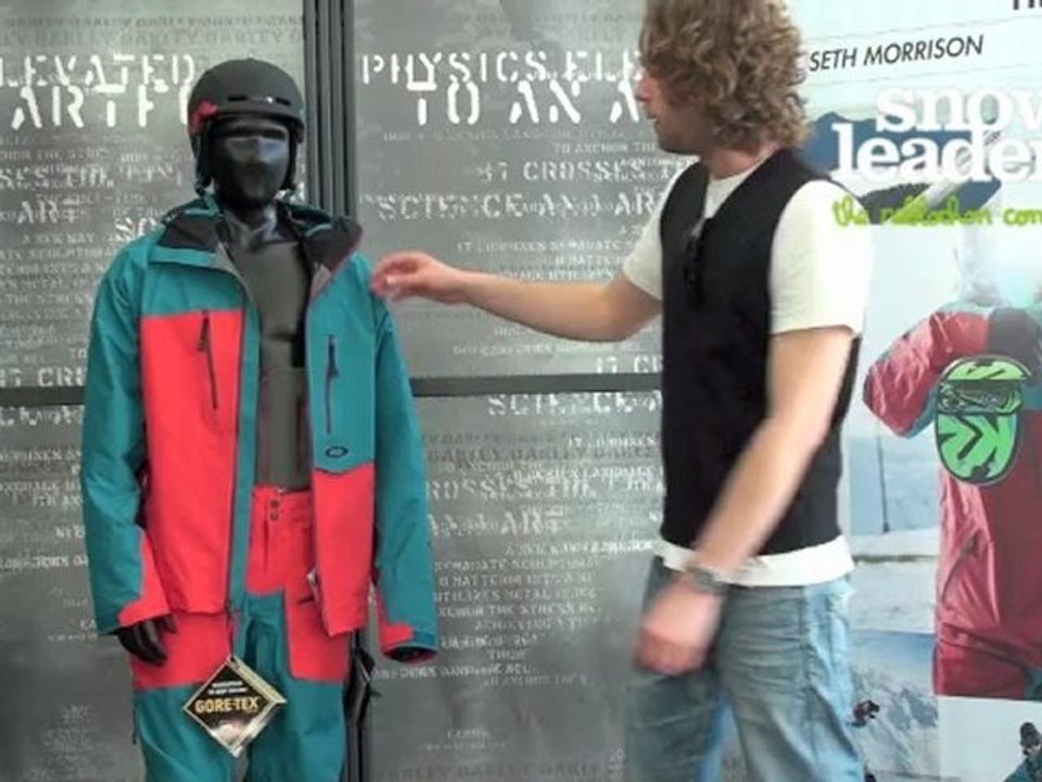 Snowleader présente la veste de ski Unification Pro Jacket Red Line et le pantalon de ski Aurora Blue