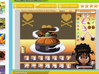 Cadılar Bayramında Pasta