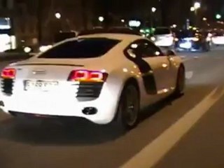 Lionel Messi jadę do Audi R8