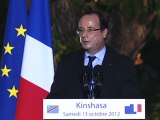 Discours du Président devant la communauté française a Kinshasa