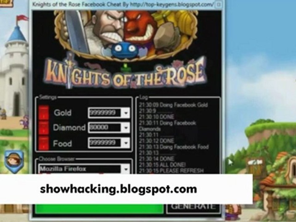 Knights of the Rose Cheat