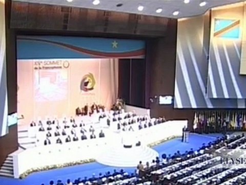 Discours du Président à Kinshasa, à l'occasion du Sommet des chefs d’Etat et de gouvernement de la Francophonie