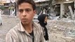 Halep'te silahların gölgesinde yaşam mücadelesi
