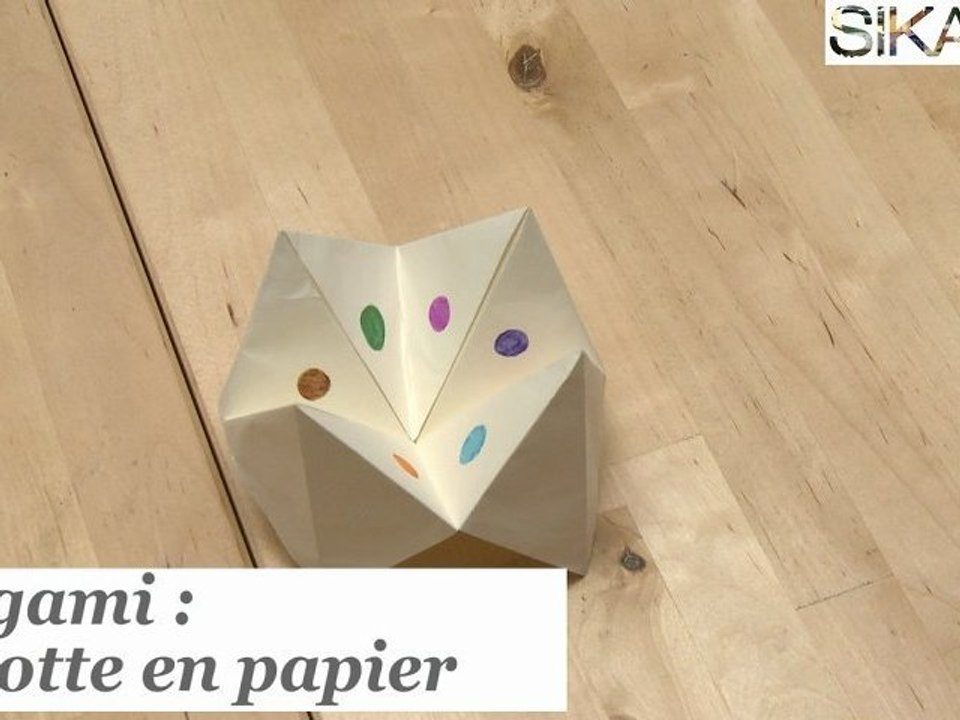 Origami : Cocotte en papier - HD