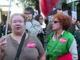 Protesta contra recortes en universidad pública