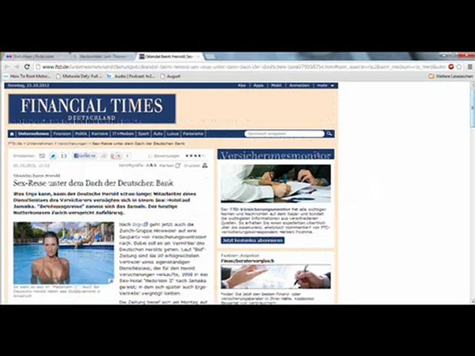 Deutsche Bank dancingBANKSTER