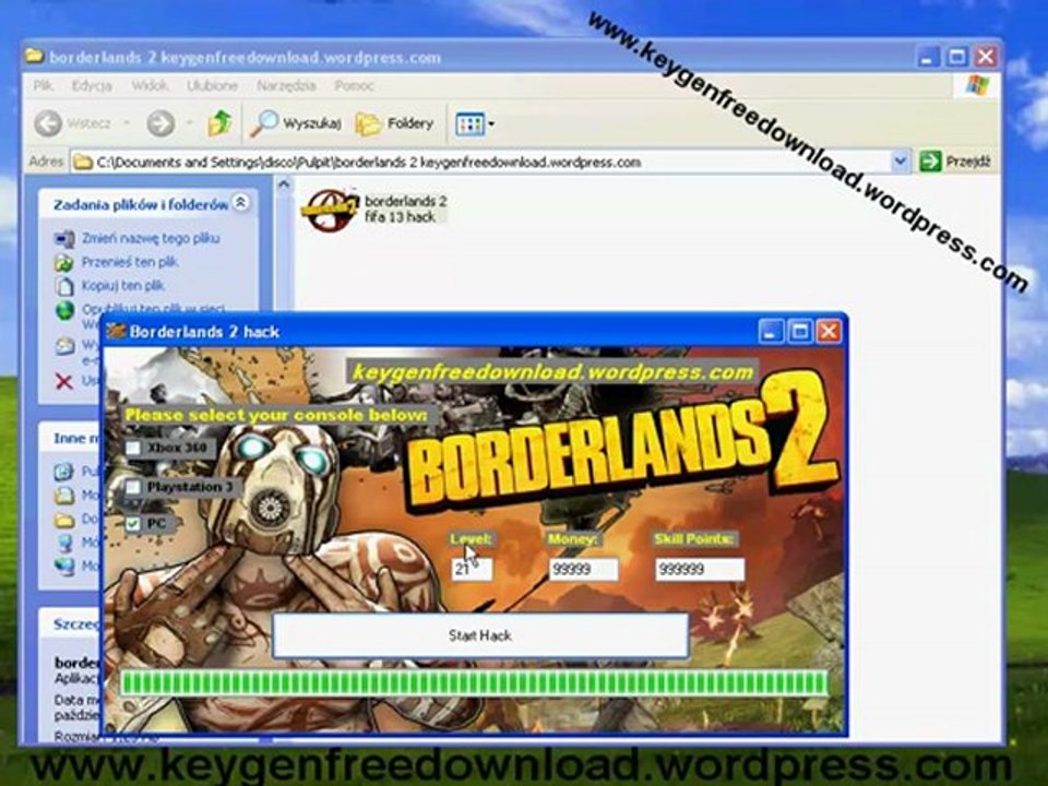 Borderlands 2 hack money, points, level. PS3 , PC, XBOX | OKTOBER 2012 | free download link