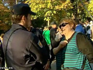 Concentración del 25-S a las puertas del Congreso