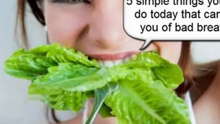 bad breath home remedies - how to eliminate bad breath