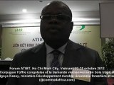 Forum ATIBT 2012, Ho Chi Minh City, Alain Marius Ngoya Kessy, Conjuguer l'offre congolaise et la demande vietnamienne en bois tropical