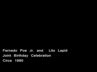 Reliving the 1980 FPJ & Lito Lapid Joint Celebration 🎉