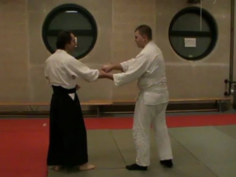 Gyaku hanmi morote dori