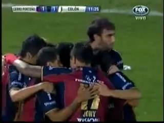 Cerro Porteño VS Colón (1-1)  Gol de Nanni