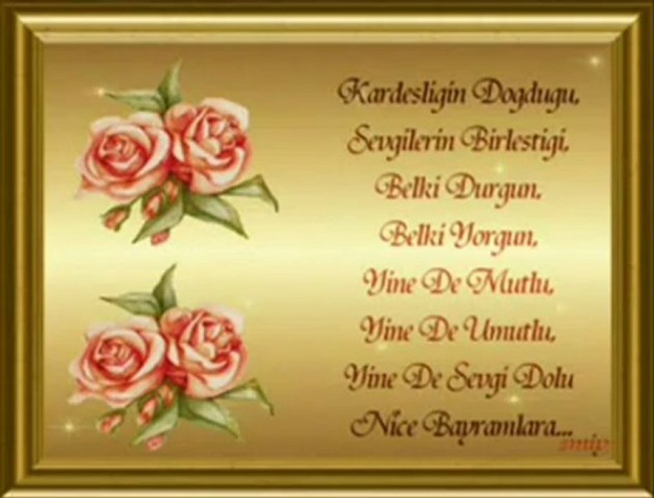 HAYIRLI BAYRAMLAR BAYRAMIZ KUTLU OLSUN