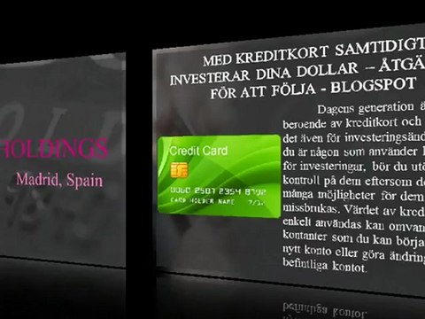 Med kreditkort samtidigt investerar dina dollar – åtgärder för att följa - Blogspot
