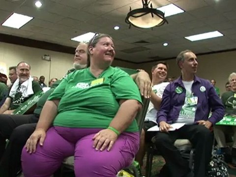 USA: les verts, un parti marginal face aux deux grands partis